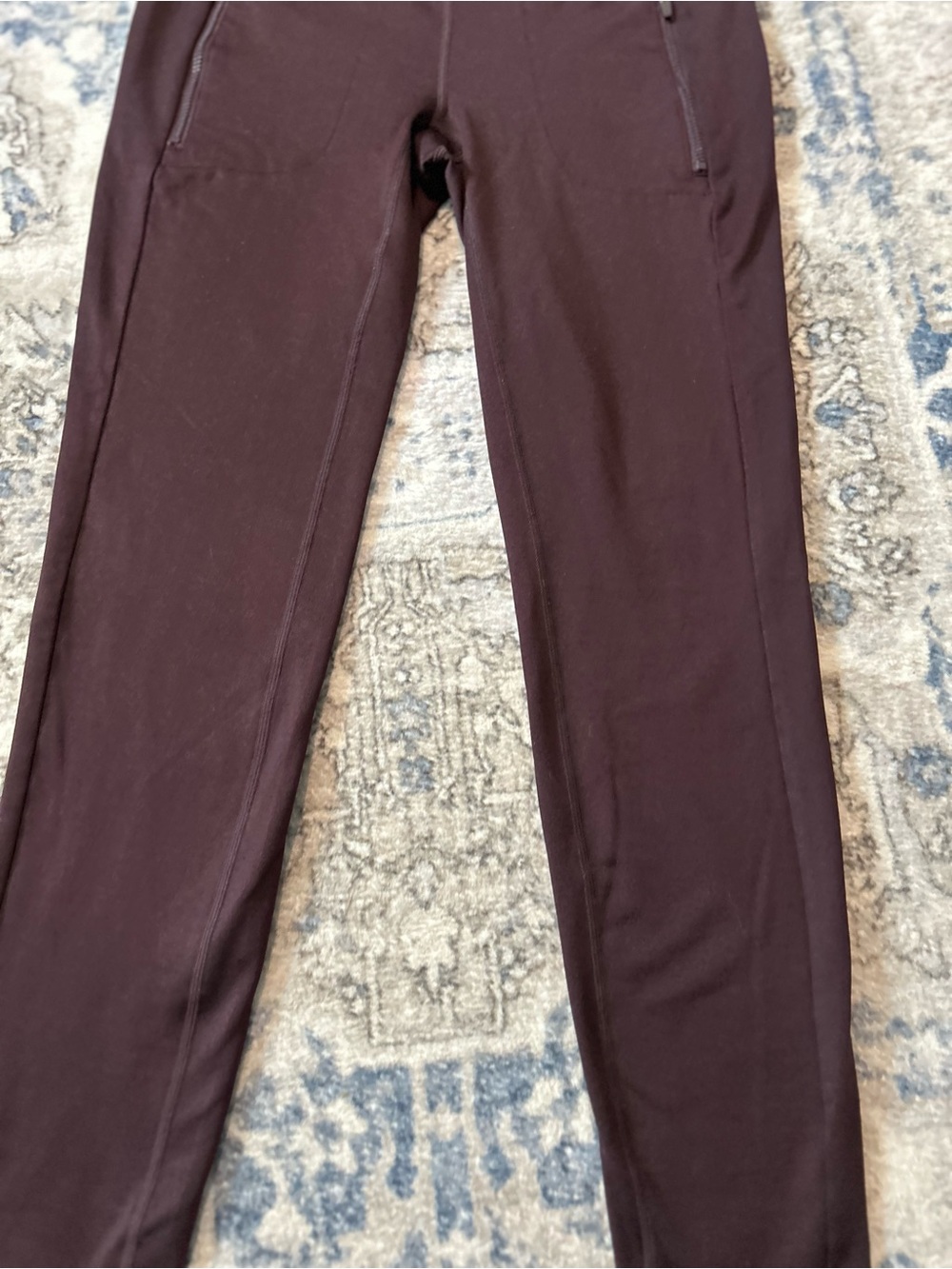 RBX Women’s High-Waist Athletic Leggings in Dark Plum - Picture 4 of 9
